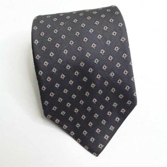Vintage Christian Dior Men's Brown Silk Tie - Picture 1 of 10